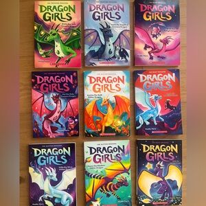 Scholastic Dragon Girls Book Collection - Vibrant Colors